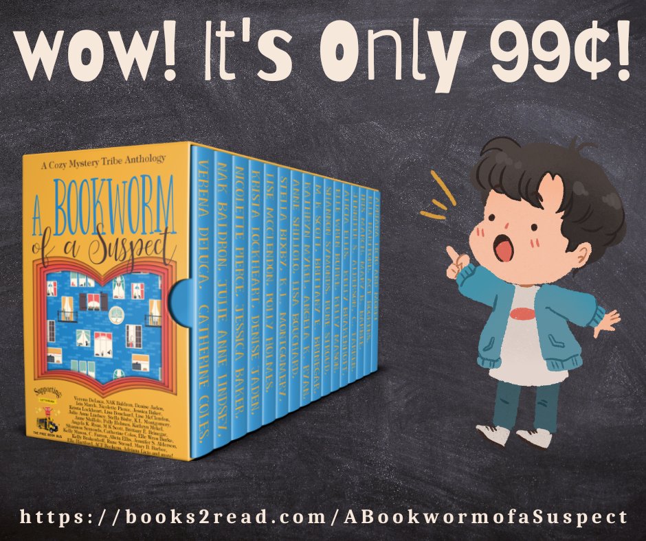 Check out this charity anthology I'm participating in! bit.ly/3TeHN1n 
All proceeds through April 2023 go to @thefreebookbus and you can help us hit the USA Today Best Sellers list!