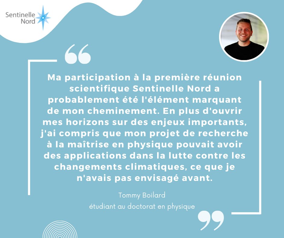 sentinelle_nord's tweet photo. ✴️Réunion scientifique 2022✴️

Tous les étudiants et étudiantes sont invité(e)s à saisir cette occasion de réseautage et de collaboration interdisciplinaire.

⏳Vite, l'appel à résumés prend fin le 7 septembre : https://t.co/g3g0QFZ6Mv

#RSSN22 https://t.co/BgaktTEXO6