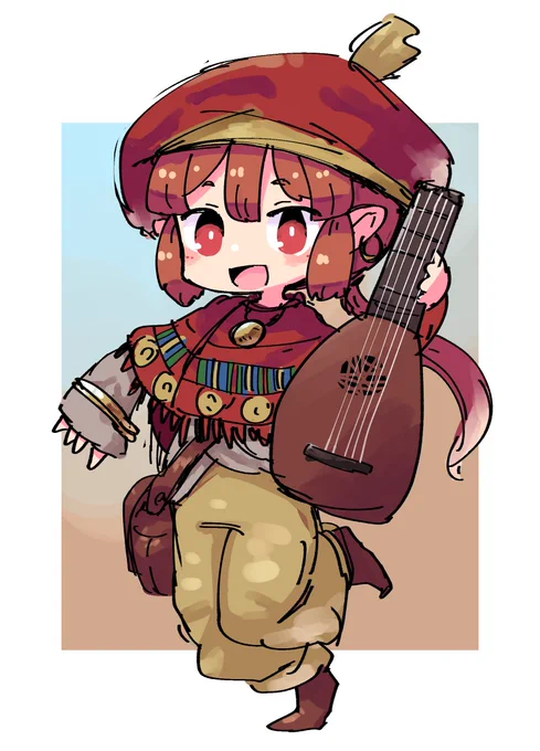 グラスランナーのバードてきな女の子 
