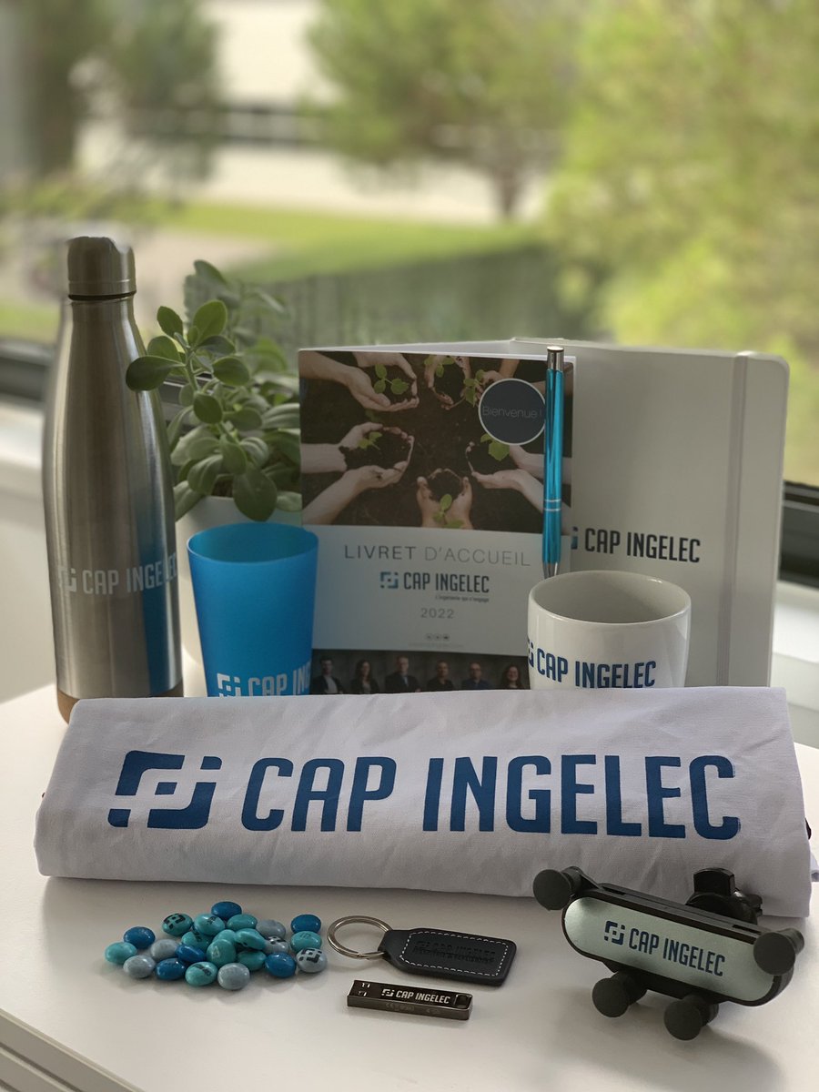 CapIngelec's tweet image. Nos « Welcome pack » sont arrivés !
Chez CAP INGELEC, nous vous remettons un « Welcome pack » le jour de votre arrivée. Ce cadeau de bienvenue reflète notre engagement à bien vous accueillir et vous intégrer dans nos équipes.