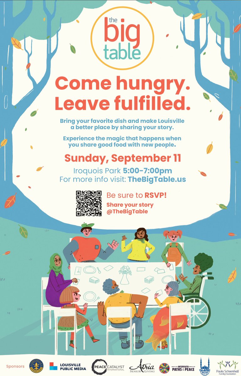 We need 200 Table Hosts for this years Big Table. It’s simple and fun! Sign up using registration link. #BigTable502