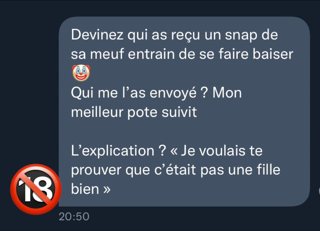 ZoneDeLaHonte's tweet photo. Un très bon pote ça 💀 https://t.co/eEG1vYCsdF
