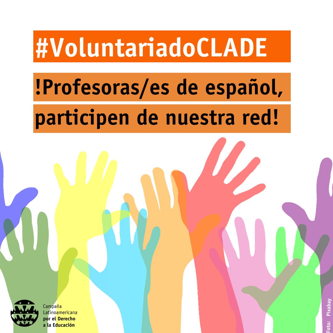 redclade's tweet photo. #VoluntariadoCLADE
#CLADE abre la política de trabajo voluntario.
Hemos abierto algunas convocatorias de trabajo voluntario con la #RedCLADE
+ informaciones aquí: https://t.co/mLW5iWOFk3 https://t.co/fEjl2FfH3z