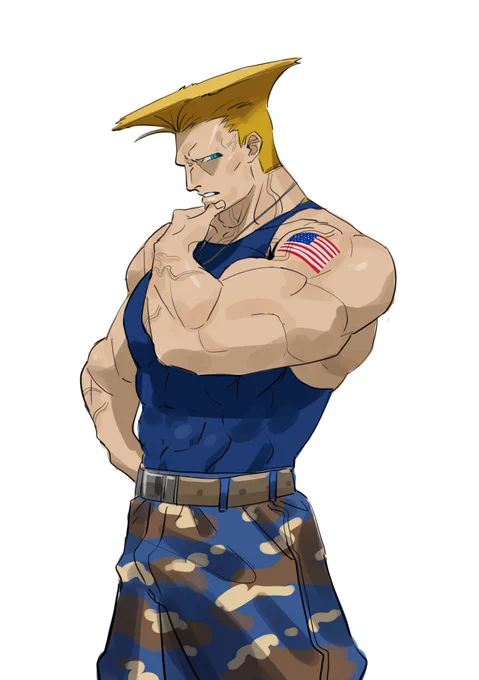 #格ゲーキャラ描こうぜガイル 