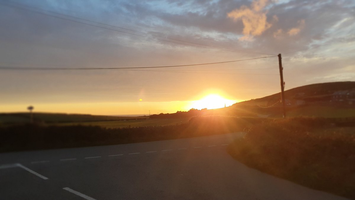 Is there a better place for a sunset....Church Bay...