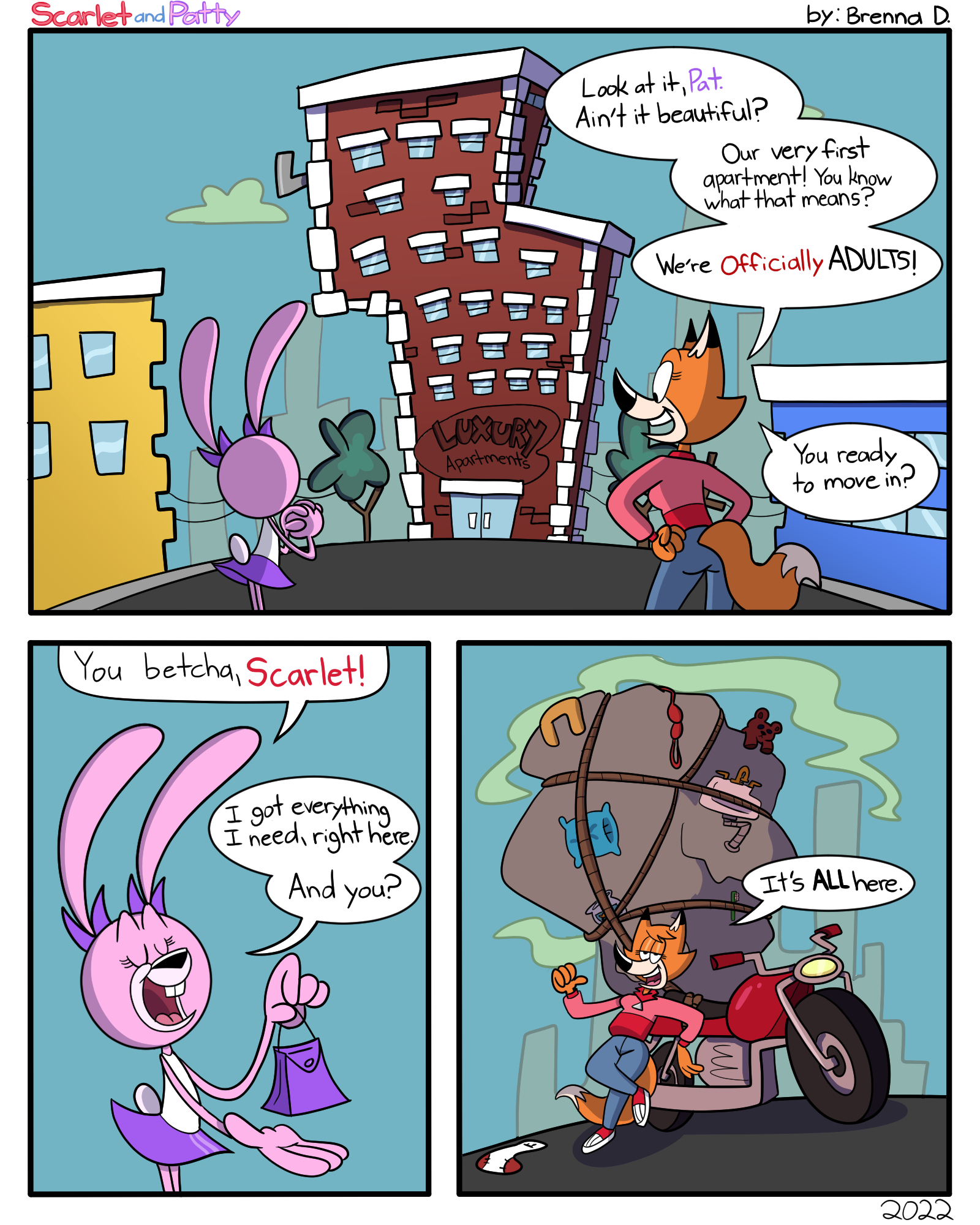 PreciousFox on Twitter "I decided to "reboot" my comic series, as I