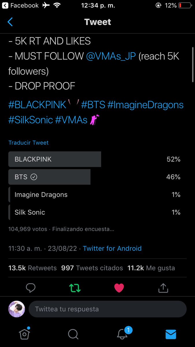 Cleemm1331's tweet photo. @VMAs_JP Done for #BTS #VMAs ￼  

I am listening to #BTS_Dynamite by #BTS (@BTS_twt) as my Trending Song Choice! 🧨 https://t.co/lWwyPMMwJs