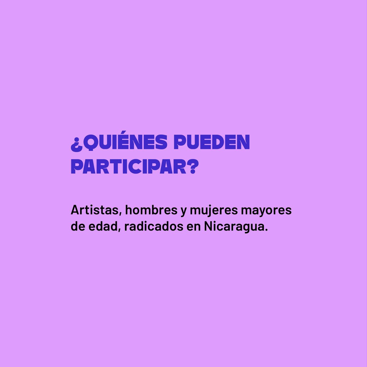 CCENicaragua's tweet photo. #Convocatoria | Estamos recibiendo propuestas de piezas de arte que podrán ser incluidas en la exposición colectiva a montarse próximamente.
👉 Info: https://t.co/hphO8d7ySS
❔Consulta al público: ¿Qué pregunta sobre la convocatoria o la exposición te gustaría hacerle al #CCEN? https://t.co/UpkIJYwz8G