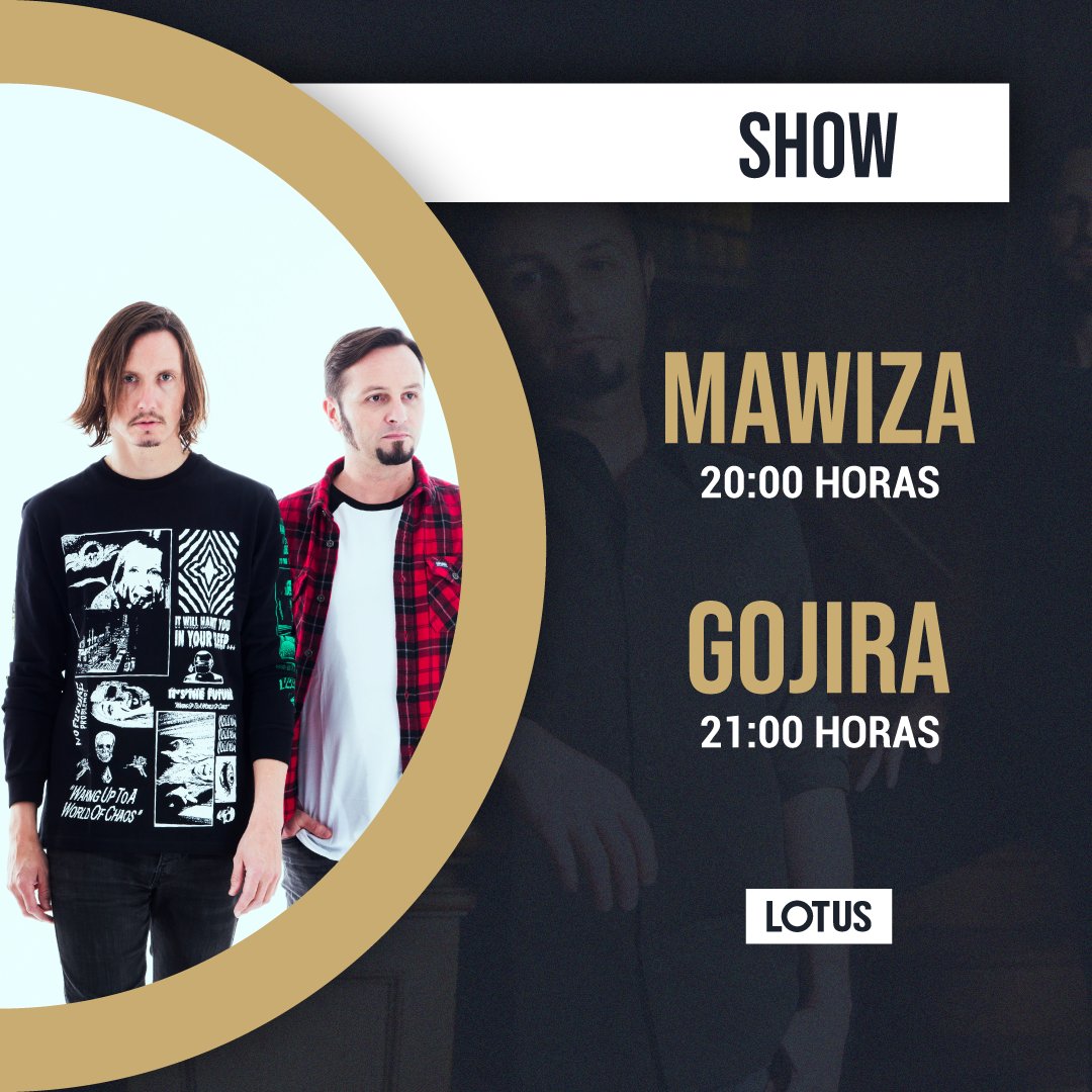 lotusmusica's tweet photo. ¡Es oficial! 🔥 Mawiza serán los encargados de abrir el show de @GojiraMusic este 
30 de agosto en Teatro Caupolicán 🤘

¡Revisa todo lo que debes saber para el día del show aquí!

🎟 Entradas agotadas

#GojiraEnChile https://t.co/d8mkmbeaOD