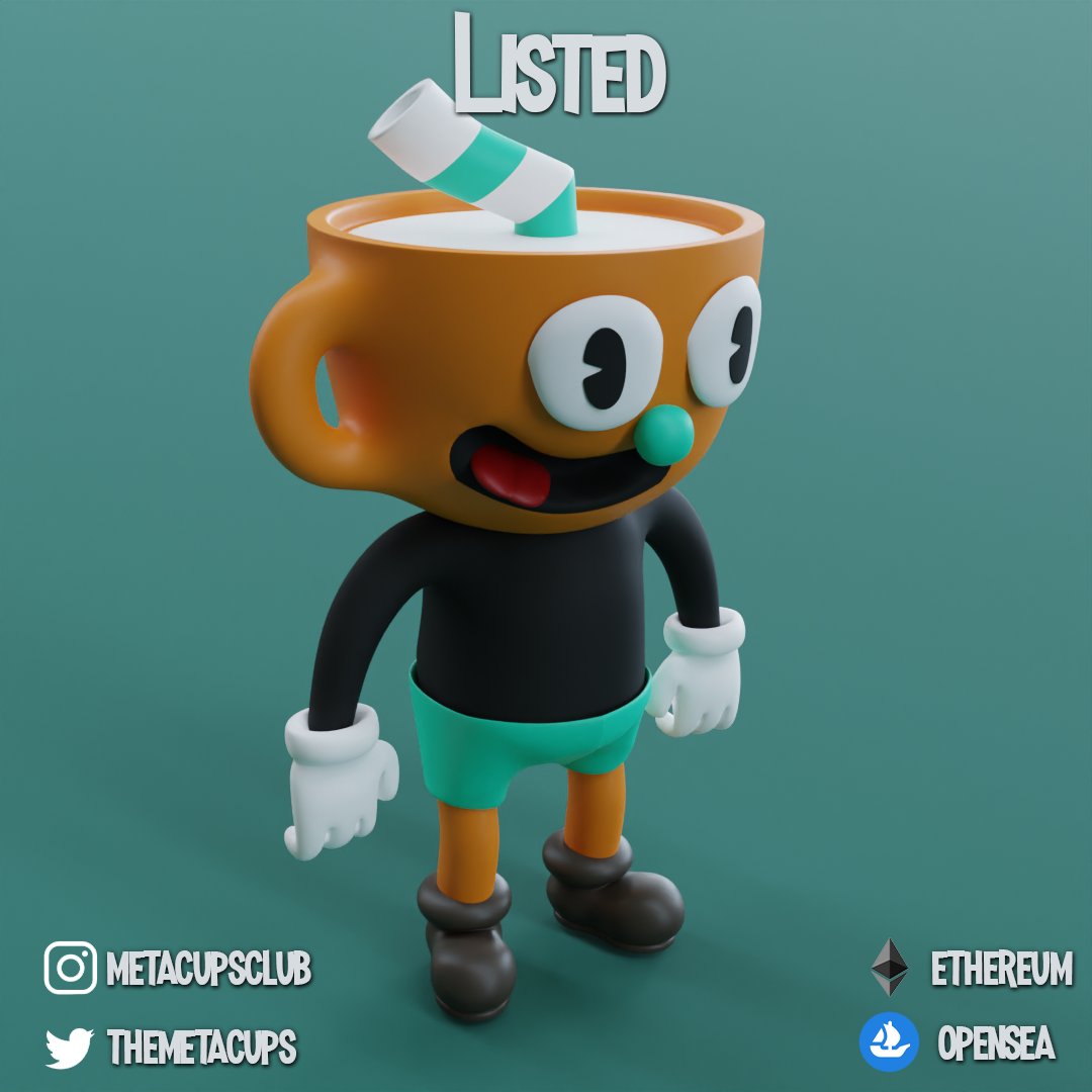 TheMetaCups's tweet photo. Listed! 🔥
0.002-0.005 eth
Check out link in my bio 📥
#nfts #nftartists #artwork #nftcollection #nftcreator #digitalart #nftartists #digitalartist #cryptoartwork #creator #cryptoart #cryptoartist #opensea #openseaart #nftcollectors #nftartwork #nftgiveaway #MetaCups #nft #nftart https://t.co/vb66LgWVwj