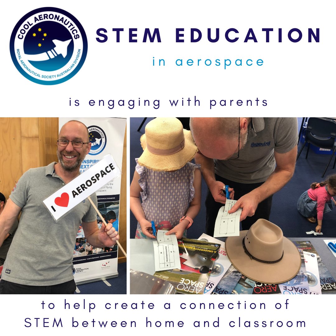 Parents are a vital connection between STEM learning in the classroom, home and future career pathways.

Our children need to see what they can be.

#STEMeducation #stemforkids #coolaeronautics #aerospace #engineering #aviation #parents