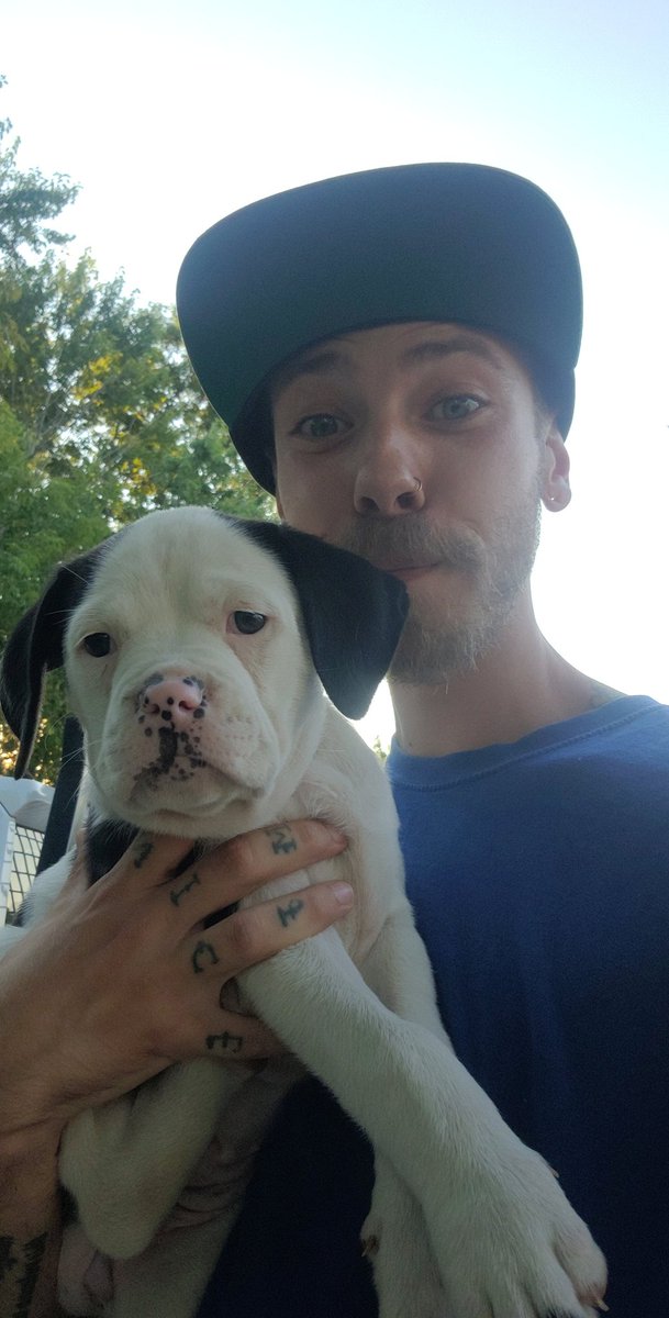 I did something impulsive today.

Everyone meet the newest part of the <a href="/LonelyListeners/">Lonely Listeners Club</a> 

This is Jaina she comes home with me Friday night.
I felt #pitBULLISH