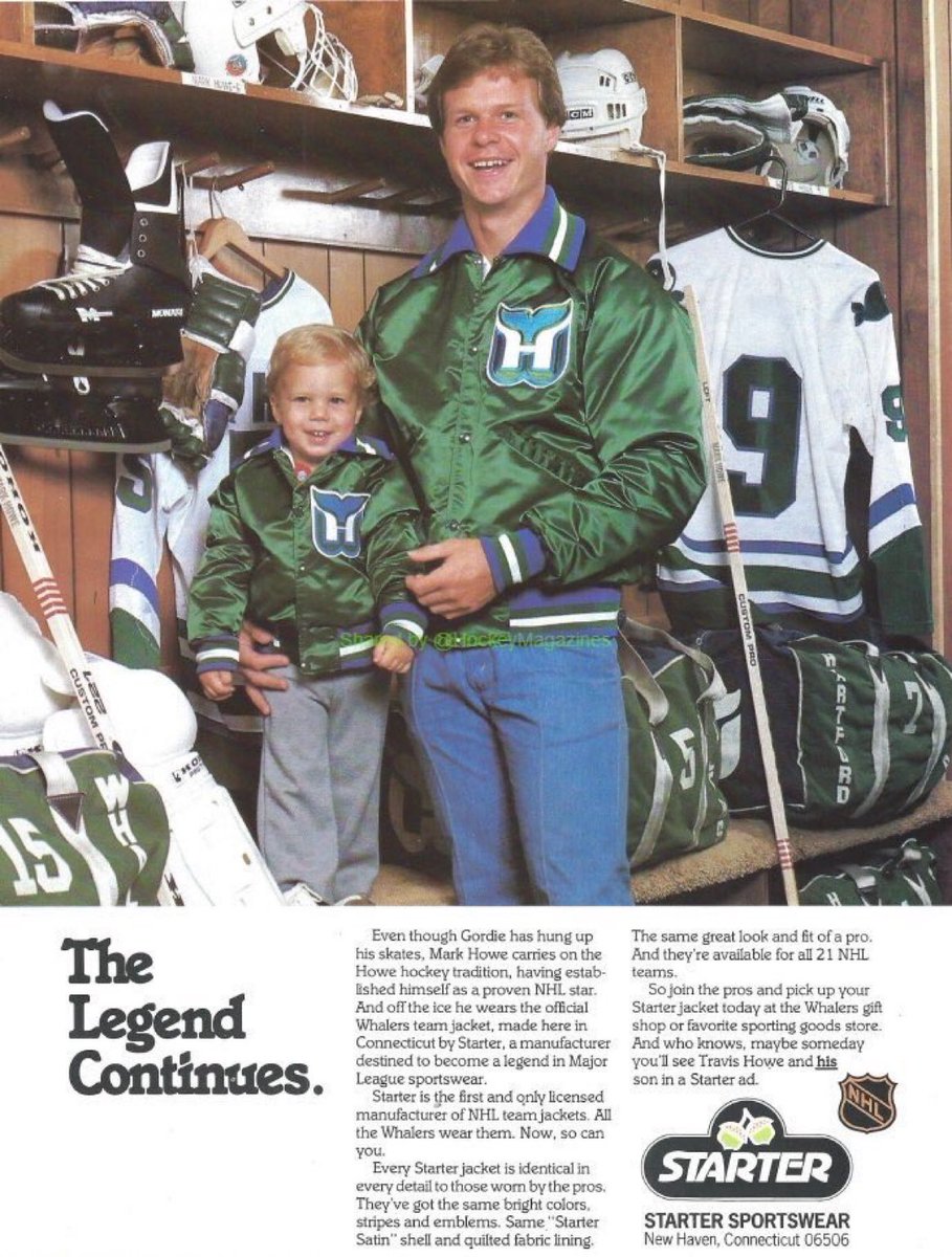 Everyone's wardrobe needs some Hartford Whalers in it. That's just goddamn common sense.