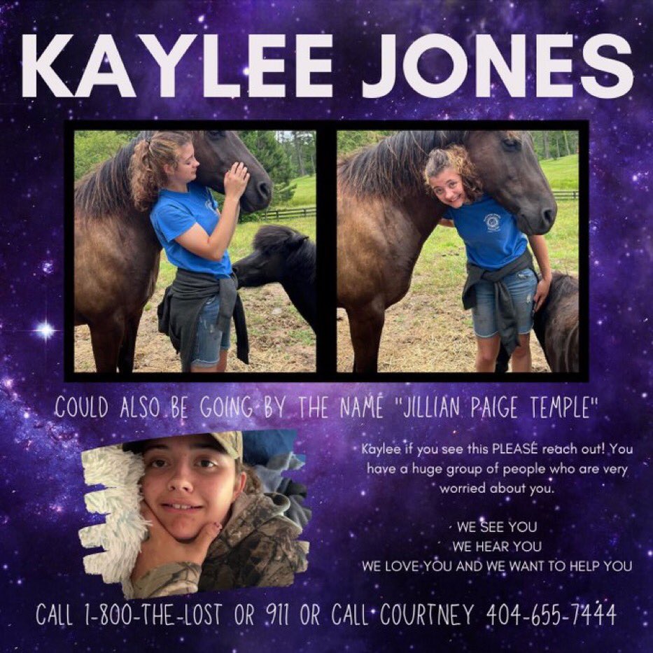 Kate90426294's tweet photo. #KayleeJones I hope you are in a peaceful place where you feel protected and loved on this 17th birthday. I hope you are celebrating all that you are and realizing your worth. Please reach out to let us know you are okay. 1-800-THELOST ❤️🙏🏻✨✨ https://t.co/CSTrwNsahc