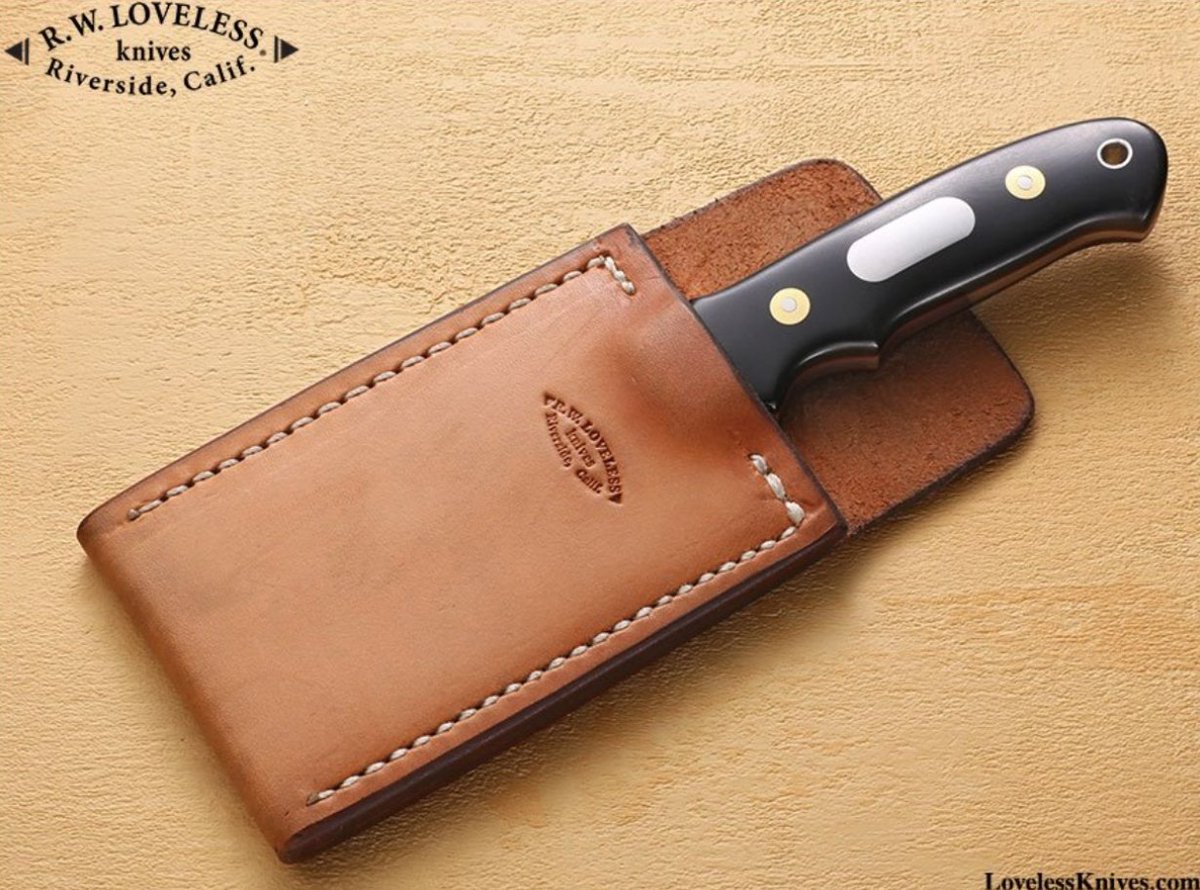 LovelessKnives's tweet photo. The finest knife in the world is worthless without a good sheath. We make Loveless sheaths from heavy 8 – 9 ounce cowhide shoulder leather.  

Check out more here: https://t.co/C72g2ImwZn

#Lovelessknives #footballlogo #doublenudelogo #bobloveless #riverside #blades #sheaths https://t.co/aUAQCHW5R7