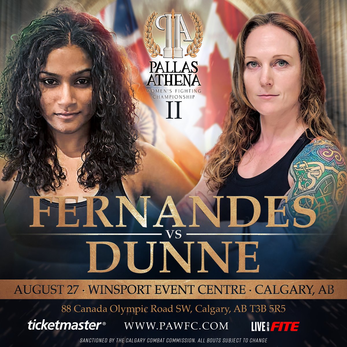 pawfcmma's tweet photo. #TeamFernandes VS #TeamDunne
Motivated by the excitement of the sport Fernandes has been training hard in the UK and is ready to take on BC fighter Dunne who is ready to add to her Pro MMA record. Get in on all the action get tickets or PPV at https://t.co/olV8QHCan7 #MMA https://t.co/jx8SYW71NY