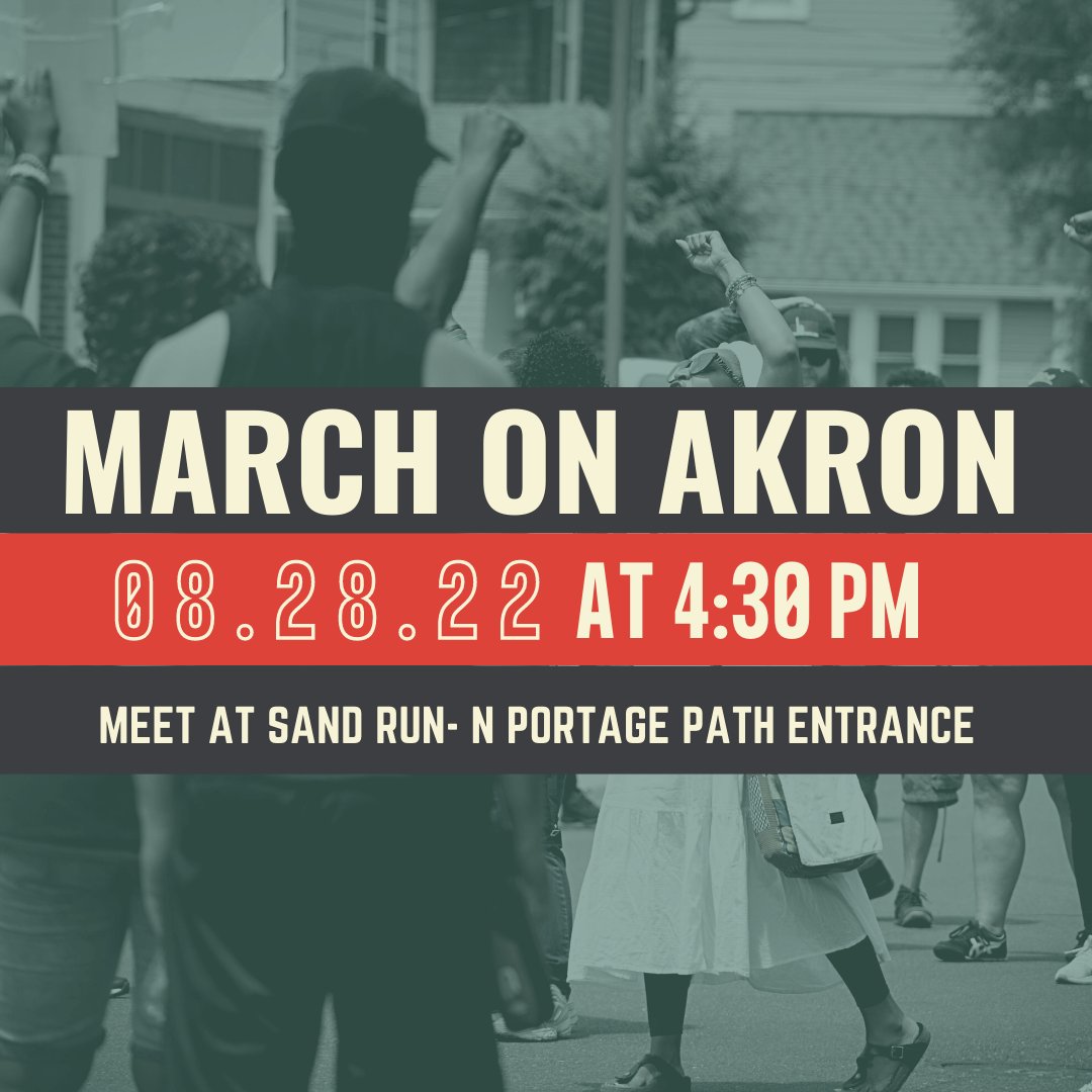 thefreedomBLOC's tweet photo. 🚨Week of Action Update🚨
Join us this Sunday as we continue the fight for justice for Jayland Walker. #jaylandwalker #akron #akronpolice #justiceforjaylandwalker #defundthepolce #freedomroc #BlackLivesMatter #freedombloc #peace #peacefulprotest https://t.co/jGB6ktrb5E