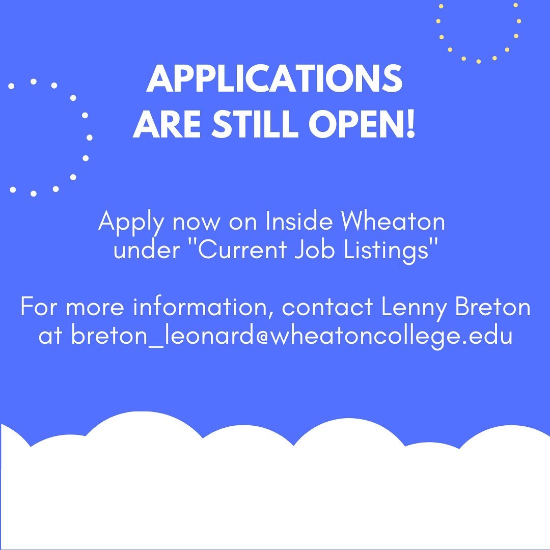 🚨🗣 Attention Wheaties! 
Last call for 3 student intern positions in the The Base!

Tell a friend to tell a friend…