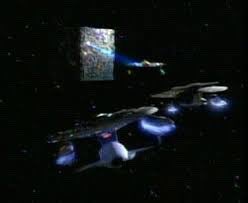 nerdiestprime's tweet photo. It’s crazy how the Borg can slice up and destroy huge starfleet ships in one shot — like the Ambassador and Excelsior classes— but the rinky dink Miranda-class Saratoga can take a slow shit kicking while Sisko makes his way through all the stages of loss and grief. #DS9 https://t.co/k9GON1P0kB