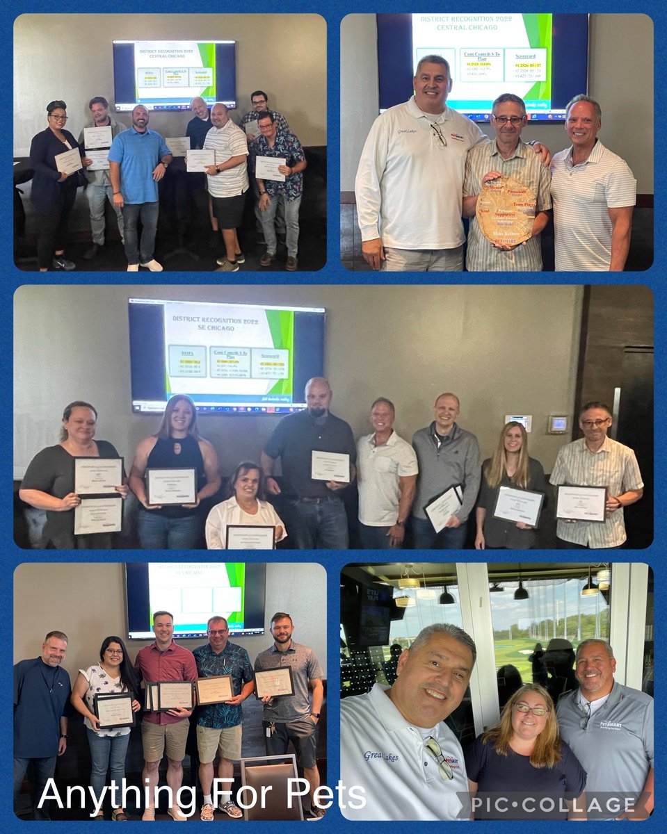 Great holiday meeting today w/ our Chicago DMA Leaders. Plenty of well deserved recognition for Leaders 1st Half '22 performance! Thank you to Bill, Doug, Jacob, Andrea, Bryan &amp; Mark for presenting strategy to WIN 2nd half &amp; the holidays. #AnythingForPets