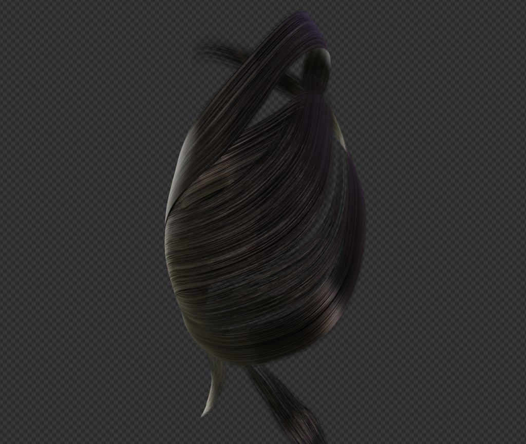 Working on new hair for Bayo again for renders and <a href="/UmbranArena/">Umbran Arena</a>