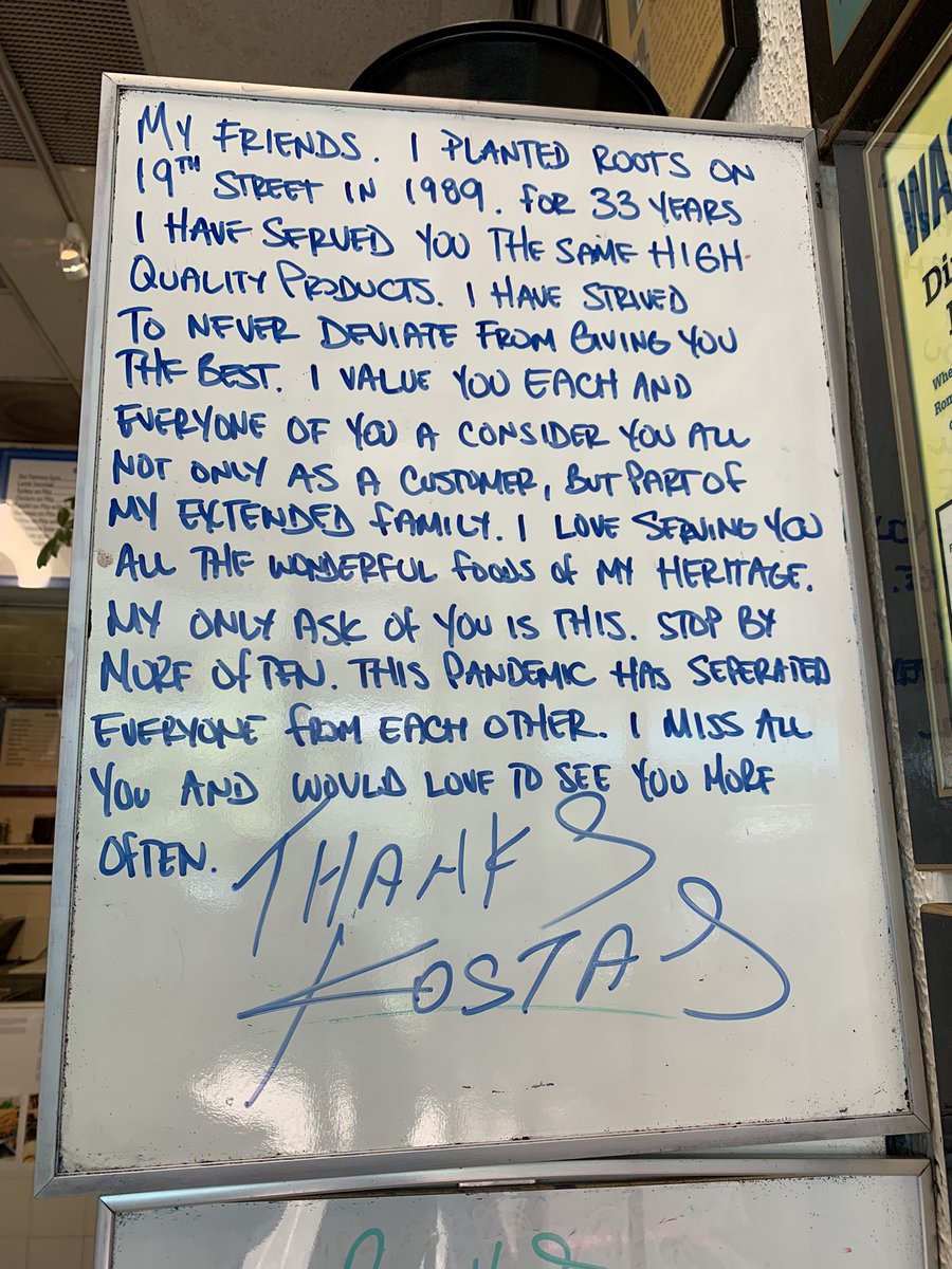 DC friends — #GreekDeli misses you! Let’s not lose another gem