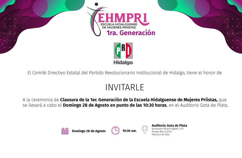 cdeprihidalgo's tweet photo. 📌 Atenta invitación para nuestras compañeras priistas.

La Escuela Hidalguense de Mujeres Priistas es un proyecto de capacitación pionero a nivel nacional, pensado para fortalecer el liderazgo de las mujeres priistas.

@jmvalerapiedras | @YarelyMeloR https://t.co/lob2UFH5Et