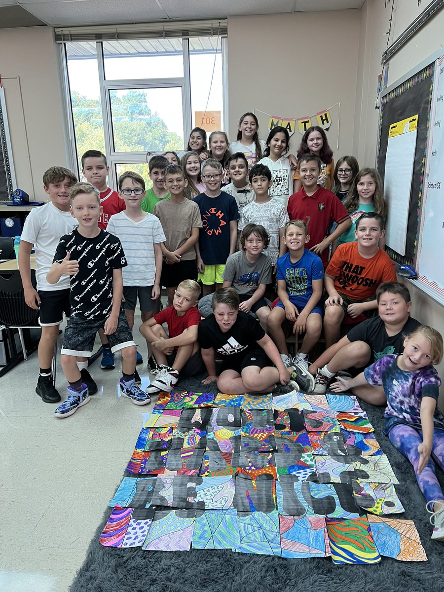 Work hard &amp; Be Nice.   A great motto for the year.