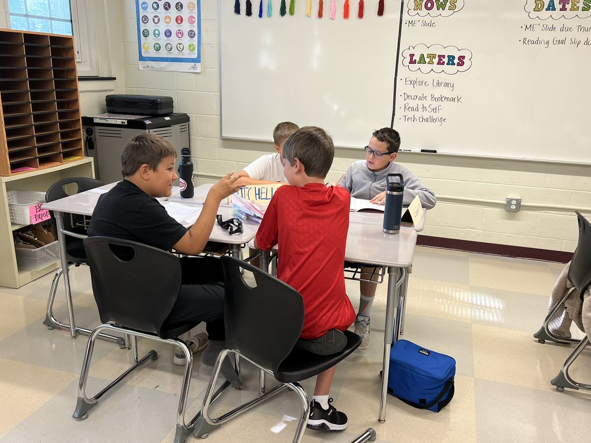 Mrs_Conover's tweet photo. Started building our writing communities today! Spent time completing our writing territories, free-writing, + sharing! #ExploreBIS https://t.co/ycou4mq5WV