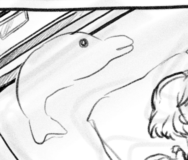 流石に書き直したひどいイルカ 