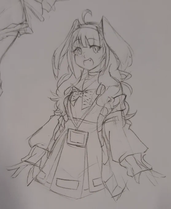 Earlier concepts for the same character (2/2) 