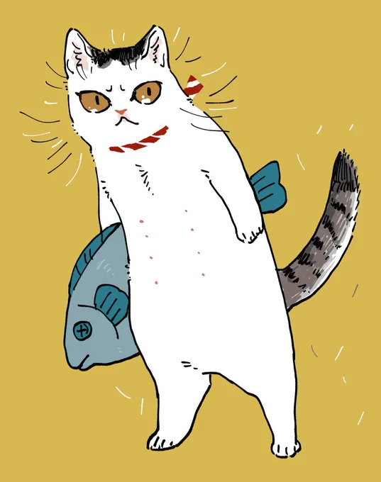 尻尾にほぼ柄が集約してる猫可愛いよな 