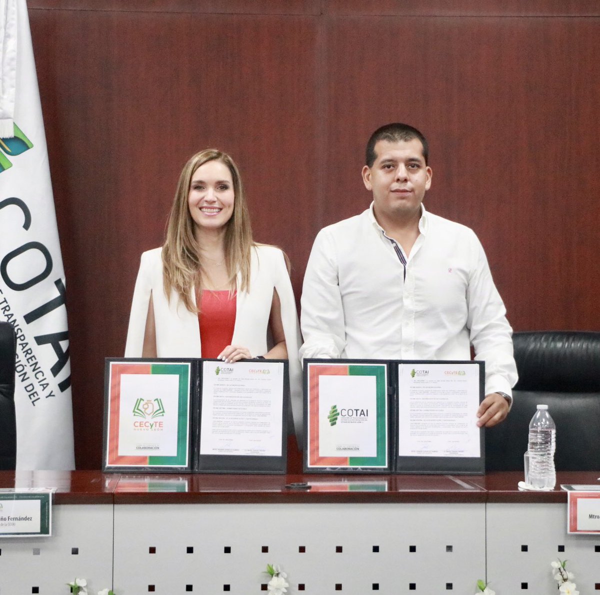 INFONLMX's tweet photo. Firma de Convenio de Colaboración entre el @cecytenl y la #COTAINL. https://t.co/bbd5saMlCM