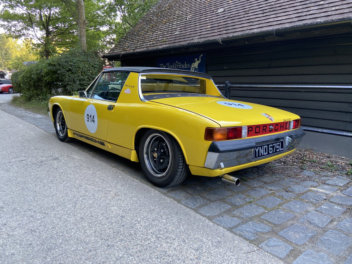 hugeknickers's tweet image. What a thing! Love this #porsche 914. Seen at the #sadcase car meet