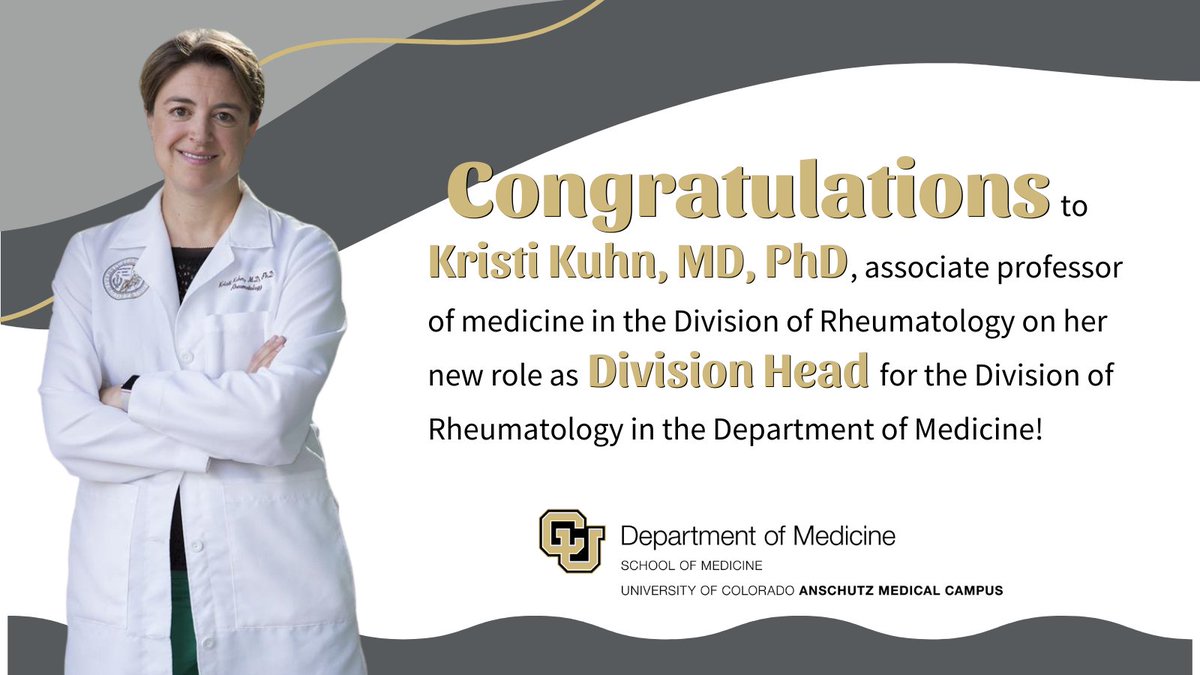 CU Anschutz Department of Medicine tweet media