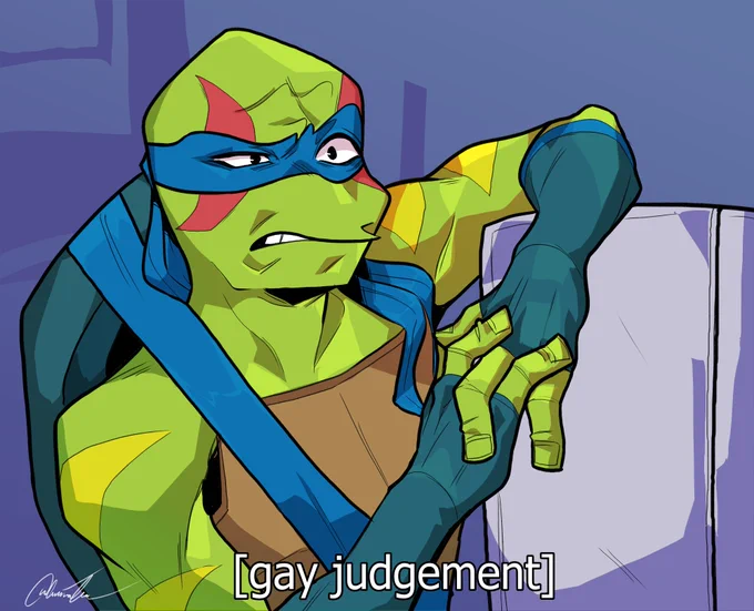 what did he see #rottmnt #rottmntfanart #SaveRiseoftheTMNT 