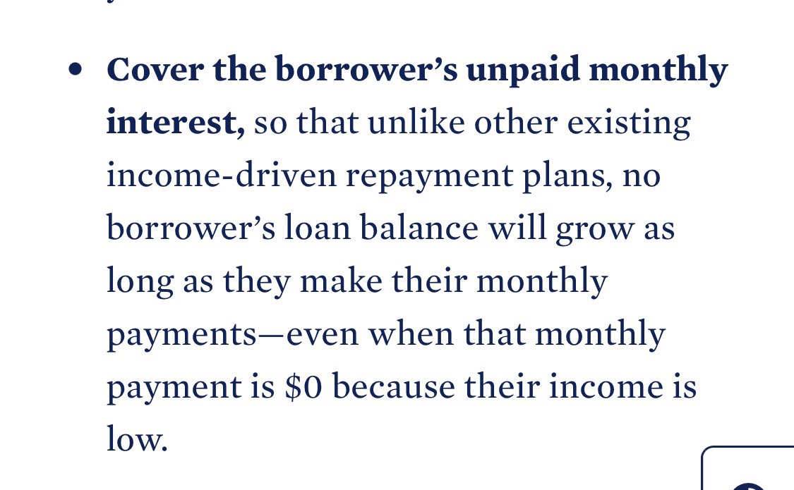 Sandyvv97's tweet photo. @HoweverIndigo @DiGarBlizz @WPaulCarter @StrikeDebt IDRs now cap interest https://t.co/OiJ56l768a