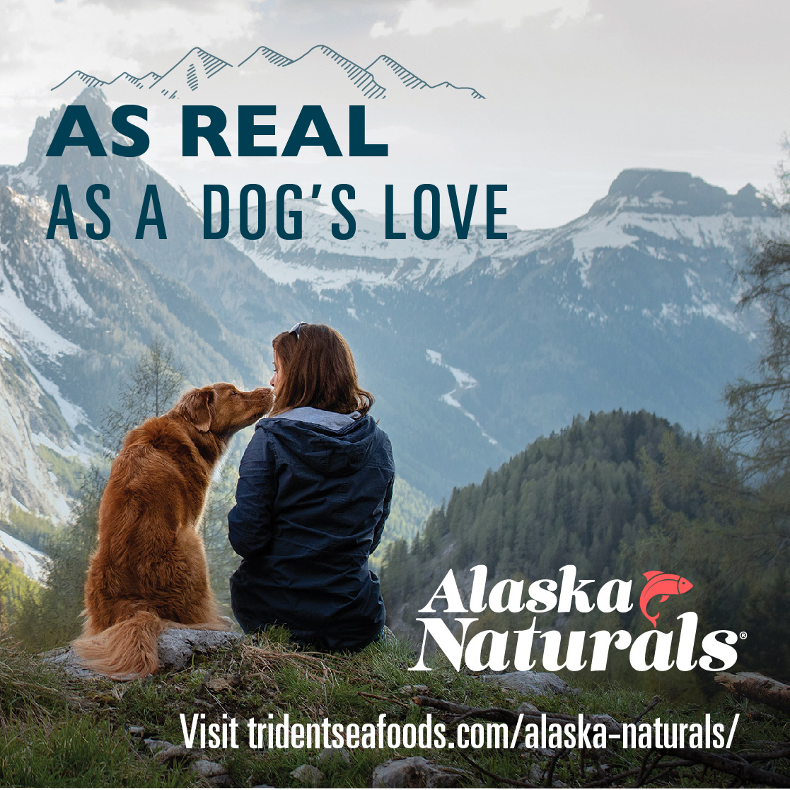 tridentseafoods's tweet photo. 🖤 AS REAL AS A DOG’S LOVE 🐶 
Find our Alaska Naturals® food toppers for dogs at https://t.co/G5P5lRILFL
https://t.co/eUEHV7CDBB

#AKPollockFutureFish #WildAlaskaPollock #TeamWildAlaskaPollock #ClimateFriendlyPollock #tridentseafoods #AlaskaNaturals https://t.co/Esn1gScXjb