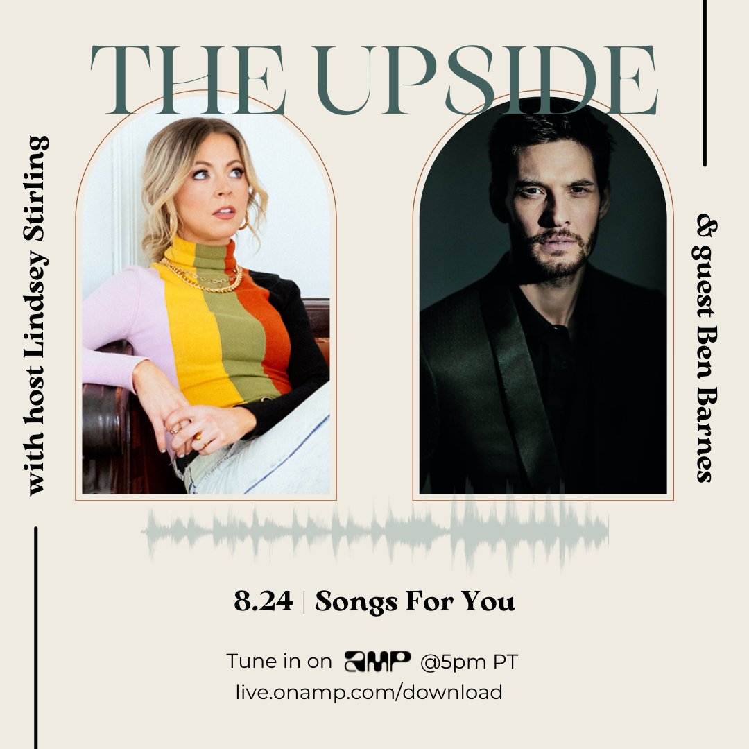 Ladies and gentleman do I have a treat for you on today’s episode of #TheUpside - We have the incredibly talented actor (from a little thing called The Chronicles of Narnia and SO much more!) and singer @BenBarnes on as our guest! Tune in at 5pm PT @onamp_
