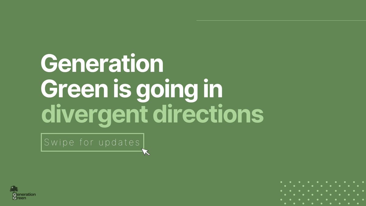 Generation__G's tweet image. Dear community, 

The team and organization that you have come to know as Generation Green will be heading in divergent directions.

We are all talented Black femmes with a radical vision for a sustainable future. We refuse to let our differences distract us from that goal.