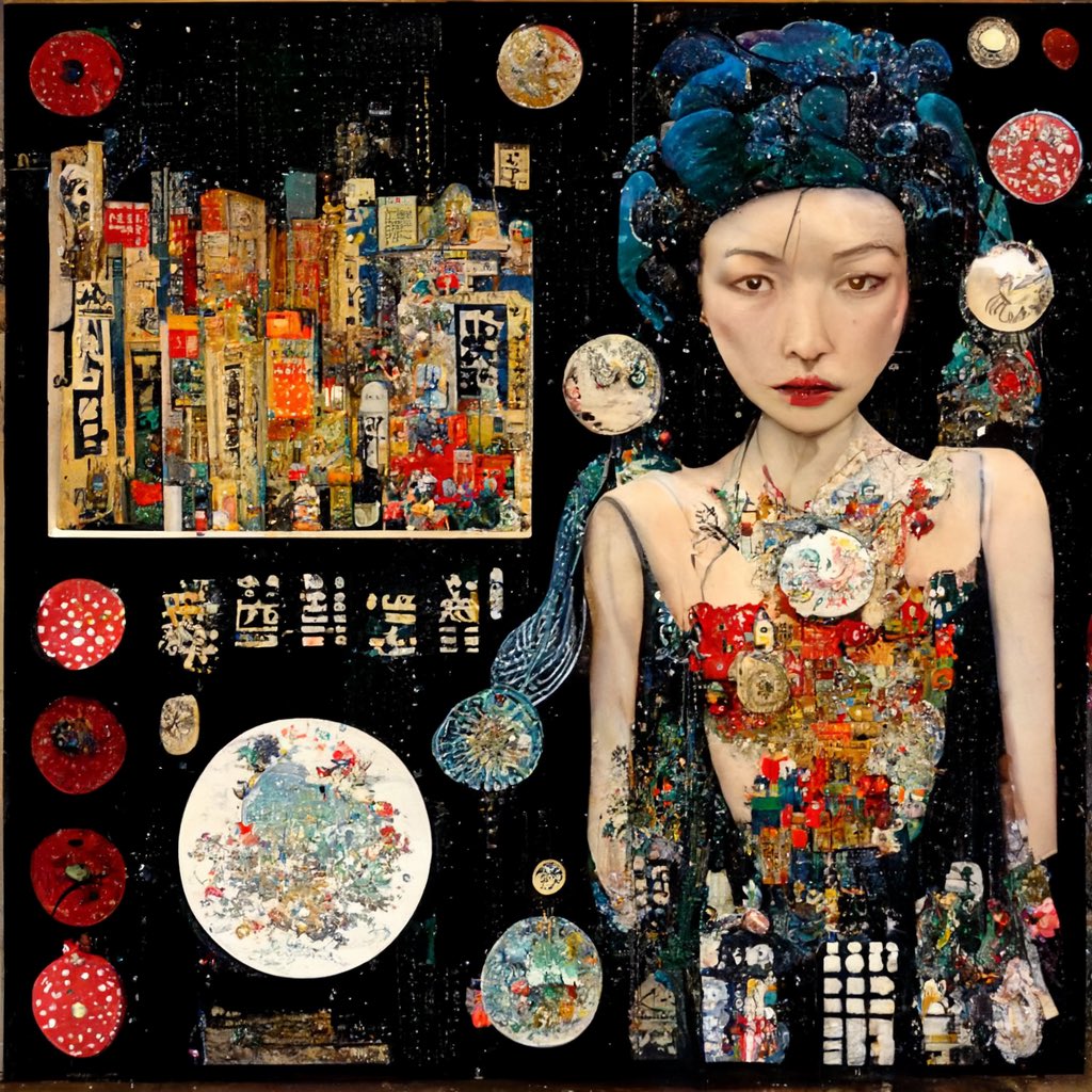 xiaochenyang1's tweet photo. Cyborg wakes up in Tokyo 2080 #aiart #aiartcommunity #midjourney #cyborg #newmediaart https://t.co/vqieO9Zbp0