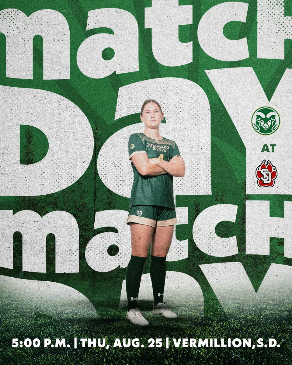 CSUFutbol's tweet photo. It's 𝗠𝗮𝘁𝗰𝗵 𝗗𝗮𝘆!

📍: at South Dakota
⏱️: 5:00 p.m.
🎥: https://t.co/Dt2rbCFAaM
📊: https://t.co/dvgfrJMlnG

#Stalwart x #EmptyTheTank https://t.co/1Ksje6LRde