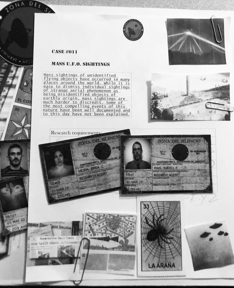 Case #011 “Mass UFO Sightings” is now available to podcast listeners. Agents Ryan and Mora resume their work in the Zona del Silencio as they research some of the more interesting cases of mass UFO sightings. 

open.spotify.com/episode/34pIaQ…