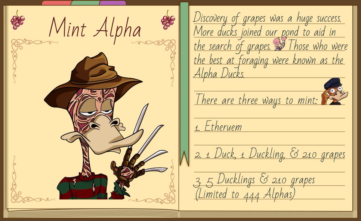 🚨🦆Multiple sneak peeks for the flock👀. Who's ready for staking and Alpha ducks! You won't want to ducking miss whats to come..!🦆🚨

#ODYC #ODYC1ETH #NFTS #nftart #NFTCommunity #Ducks2Moon