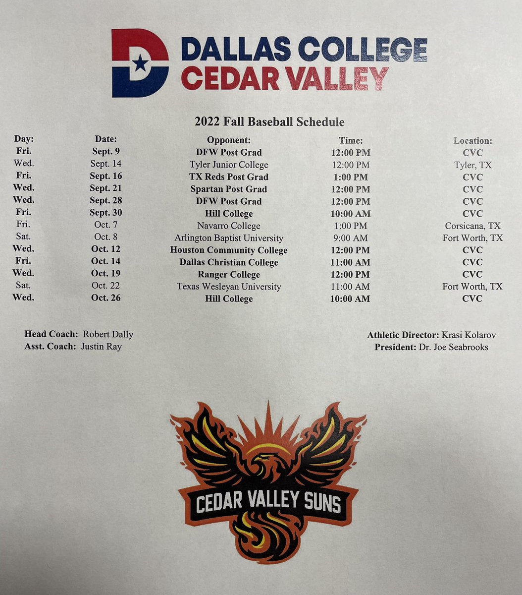 Plenty of home games this fall!! Y’all come check us out!! #CVCsuns #ValleyBoys #SUNSup #LYNH