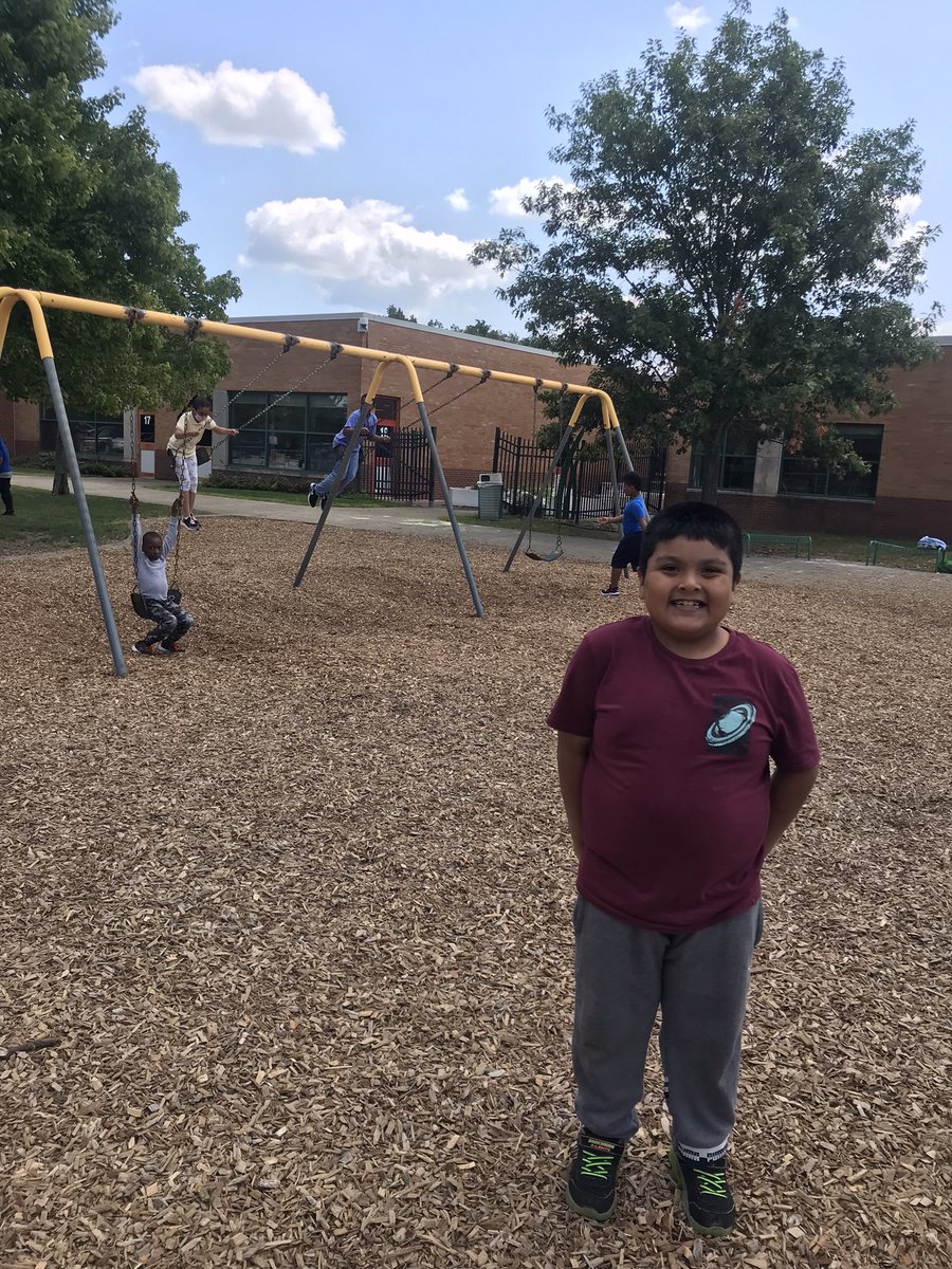 All smiles for our extra recess! Our reward for awesome attendance! Let’s keep it going 2B! #warrenwill #attendancematters