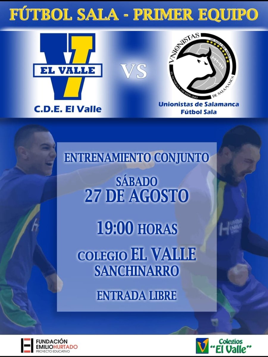 #FS Entrenamiento conjunto con nuestros compañeros del @unionistasfs #GoValle✌