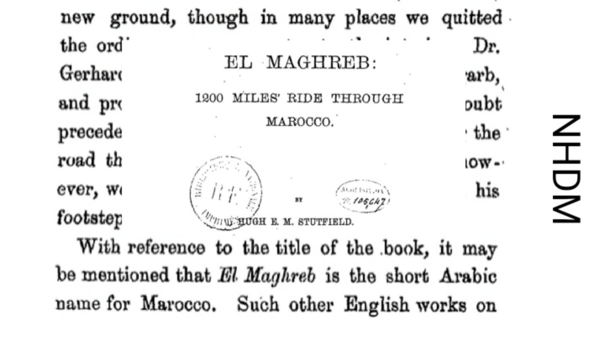 En référence au titre du livre on peut mentionner que El Maghreb est le nom arabe abrégé du Maroc
بالإشارة إلى عنوان الكتاب ، يمكننا أن نذكر أن المغرب هو الاسم العربي المختصر لماروكو
