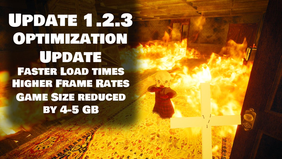 SomniGame's tweet photo. New patch released for SOMNI!

- Hunt Durations Shortened
- Timing between hunts shortened slightly
- Ability to change character shirt color
- Ambiance updates to Cryptid Maps
- Minor Bug Fixes

#indiedev #videogames #horror #VR #Gamedev #IndieGameDev #HorrorGames #indiegames https://t.co/ocQDlj0uy5
