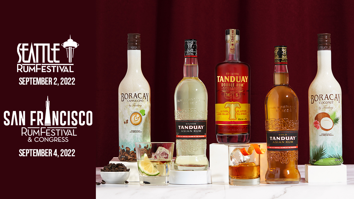 Save these dates and catch #Tanduay serving its premium rums!